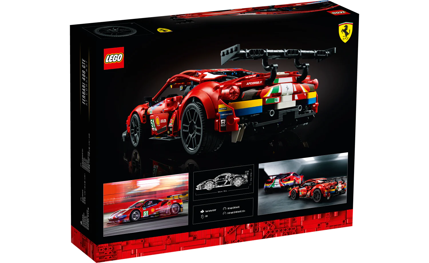 LEGO Technic Ferrari 488 GTE "AF Corse #51"
