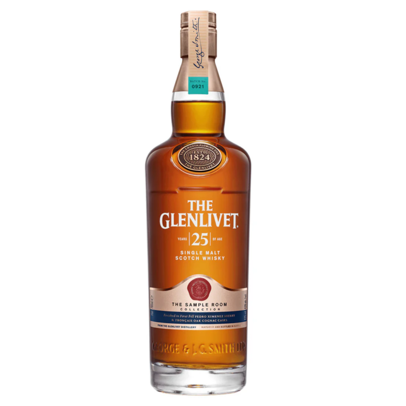 The Glenlivet 25 Year Old Sample Room